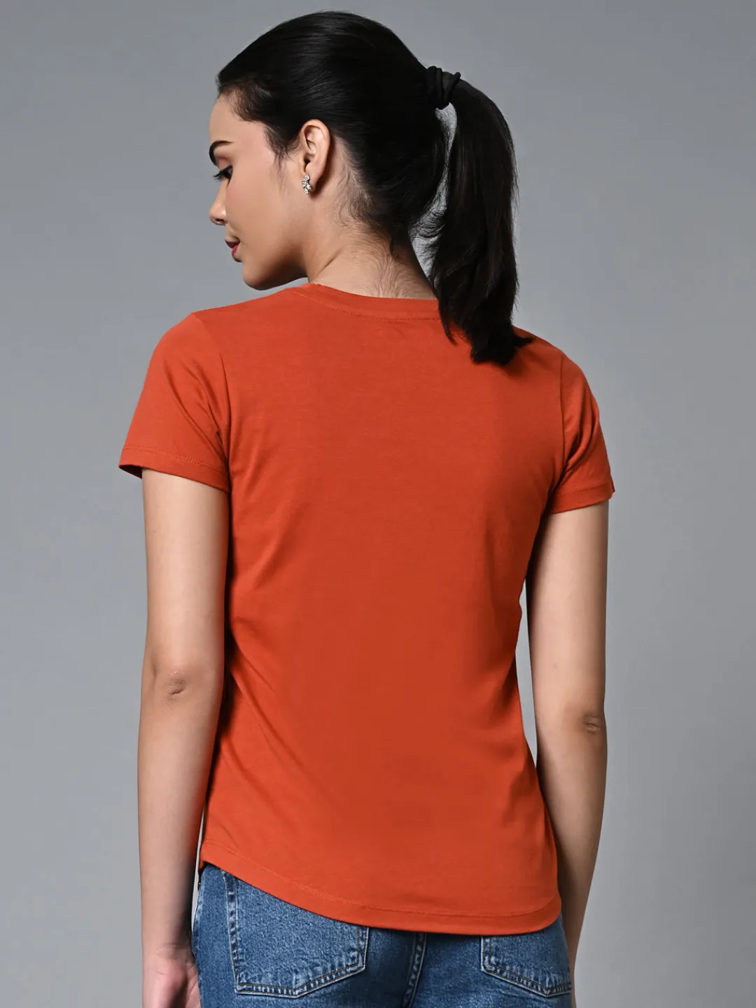 Women Cottonworld Regular Fit | Round Neck^Women's Cotton Regular Fit Tshirt