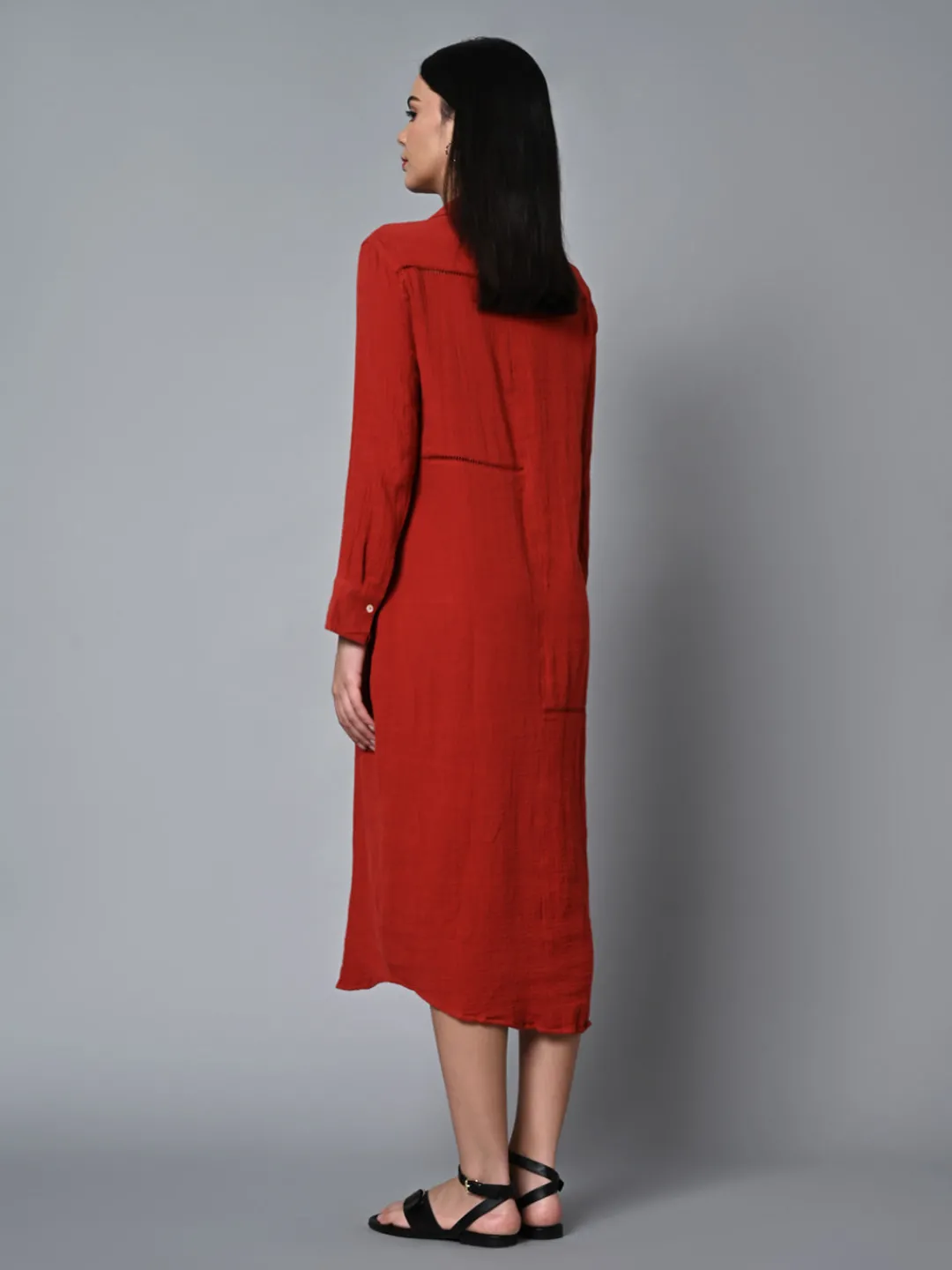 Women Cottonworld Dresses^Women's Cotton Regular Fit Dress