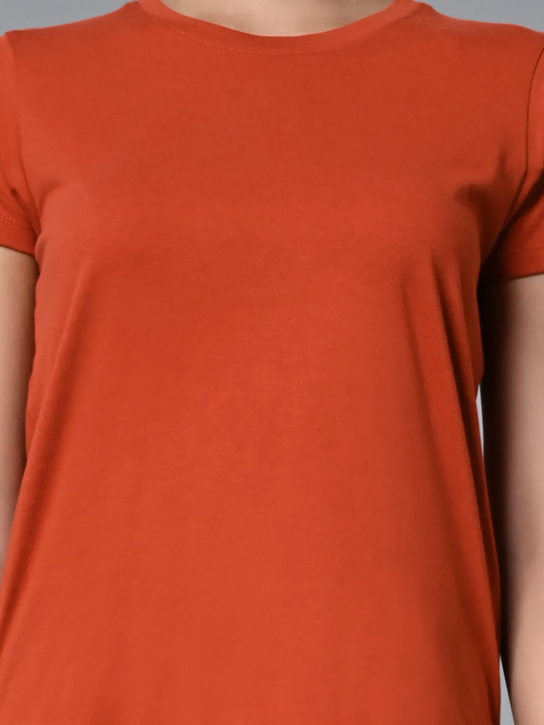 Women Cottonworld Regular Fit | Round Neck^Women's Cotton Regular Fit Tshirt