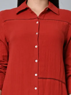 Women Cottonworld Dresses^Women's Cotton Regular Fit Dress