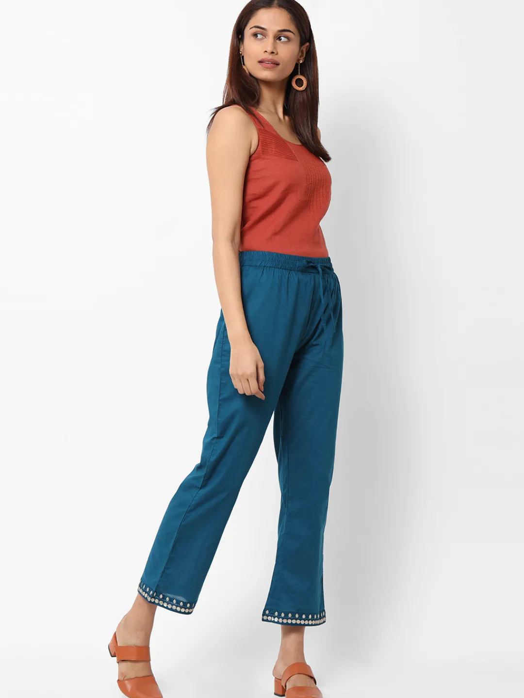 Women Cottonworld Trousers^Women's Cotton Regular Fit Pants