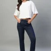 Women Cottonworld Round Neck^Women's 100% Cotton Boxy Fit Tshirt