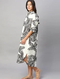 Women Cottonworld Dresses^Women's 100% Cotton Boxy Fit Dress