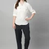 Women Cottonworld Tops & Shirts | Tops & Shirts^Women's Linen Regular Fit Blouse