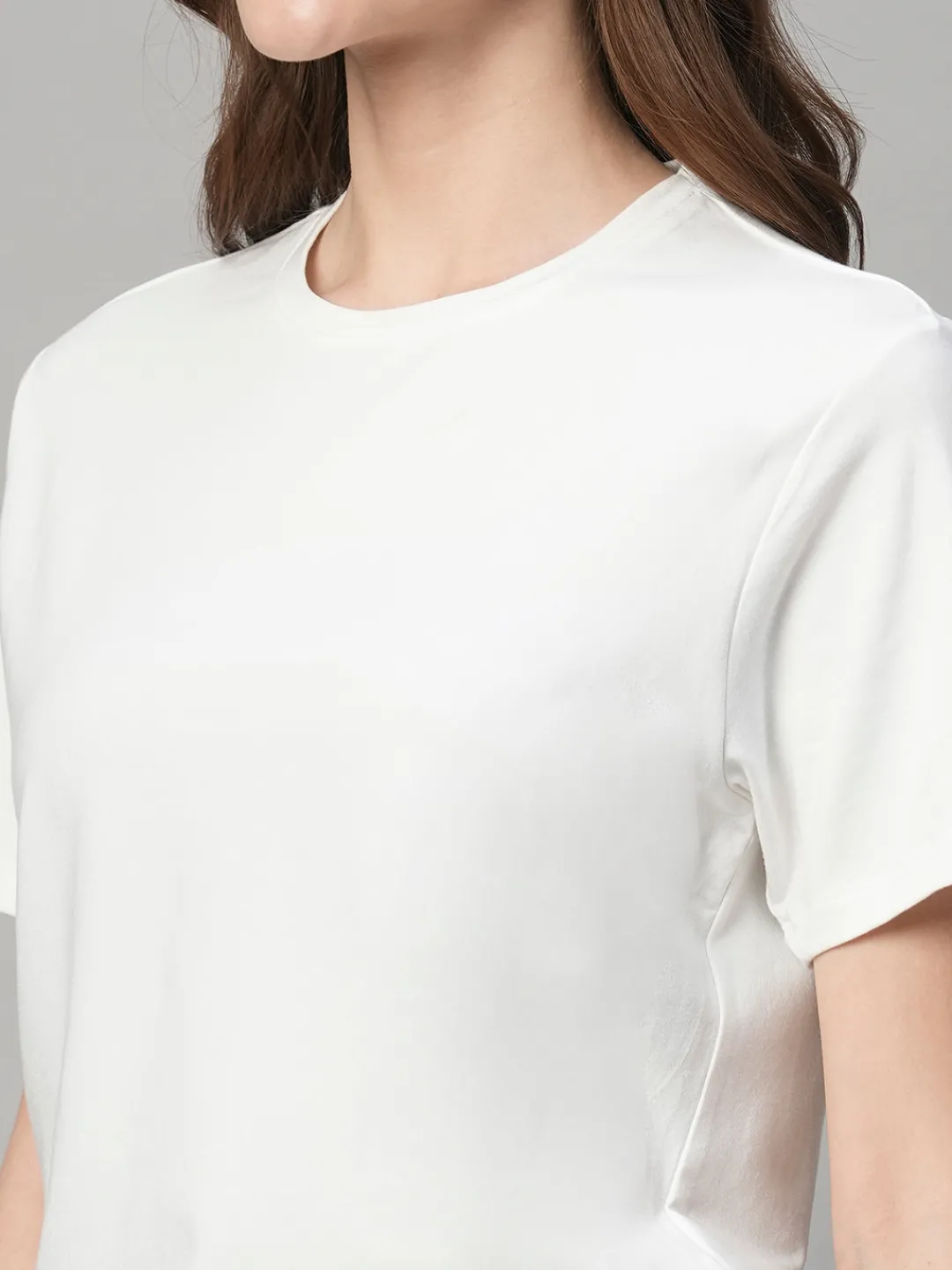 Women Cottonworld Round Neck | Regular Fit^Women's Cotton Bamboo Regular Fit Tshirt