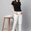 Women Cottonworld Trousers^Women's Cotton Elastane Regular Fit Pant