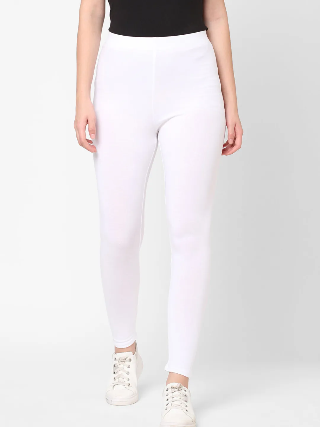 Women Cottonworld Leggings^Women's Cotton Elastane Slim Fit Knit Tights