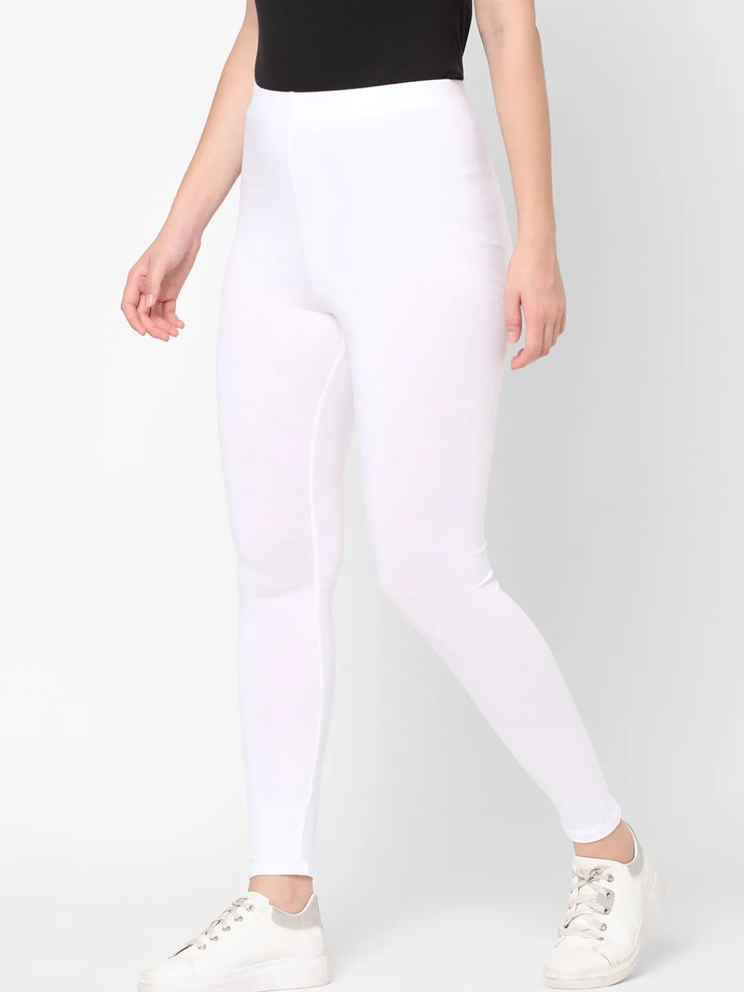 Women Cottonworld Leggings^Women's Cotton Elastane Slim Fit Knit Tights