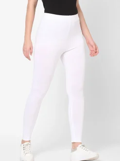 Women Cottonworld Leggings^Women's Cotton Elastane Slim Fit Knit Tights