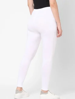 Women Cottonworld Leggings^Women's Cotton Elastane Slim Fit Knit Tights