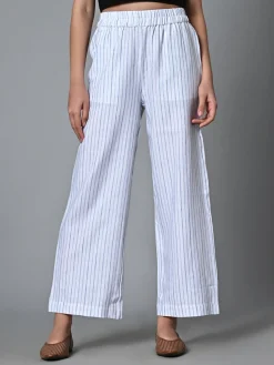 Women Cottonworld Pants | Pants^Women's Linen Cotton Regular Fit Pant
