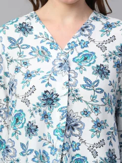 Women Cottonworld Tops & Shirts | Tops & Shirts^Women's Linen Cotton Regular Fit Blouse
