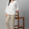 Women Cottonworld Tops & Shirts | Tops & Shirts^Women's Linen Loose Fit Blouse