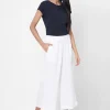 Women Cottonworld Culottes^Women's Linen Regular Fit Culotte