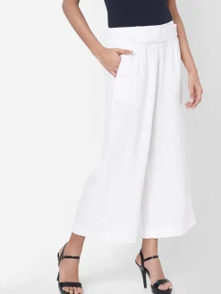 Women Cottonworld Culottes^Women's Linen Regular Fit Culotte