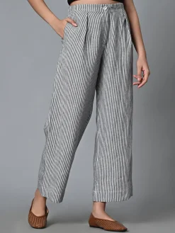 Women Cottonworld Pants | Pants^Women's Linen Regular Fit Pant