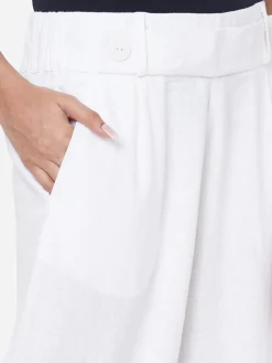 Women Cottonworld Culottes^Women's Linen Regular Fit Culotte