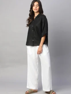 Women Cottonworld Pants | Pants^Women's Linen Viscose Regular Fit Pant