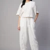 Women Cottonworld Pants | Pants^Women's Linen Viscose Regular Fit Pant